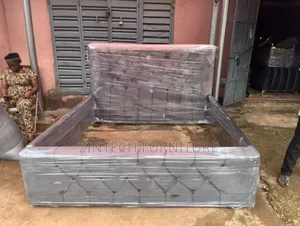 6ft by 6ft Gray Color Bedframe