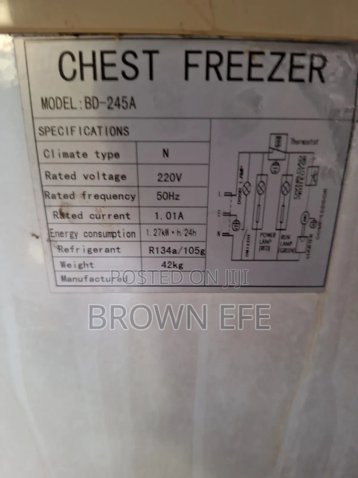 Freezer by Hier Thermocool