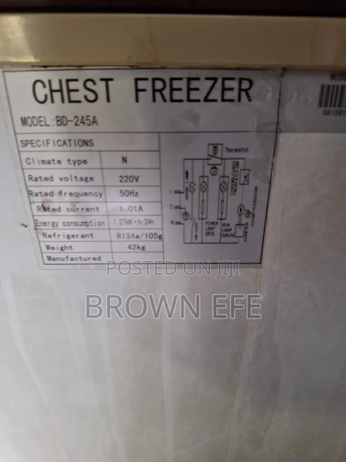 Freezer by Hier Thermocool