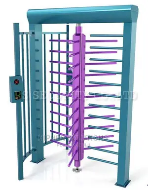 Fingerprint Stainless Steel Turnstile Full Height Acess Control