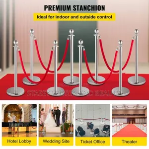 Stanchion Crowd Divider ( 2 Legs, 1 Rope)