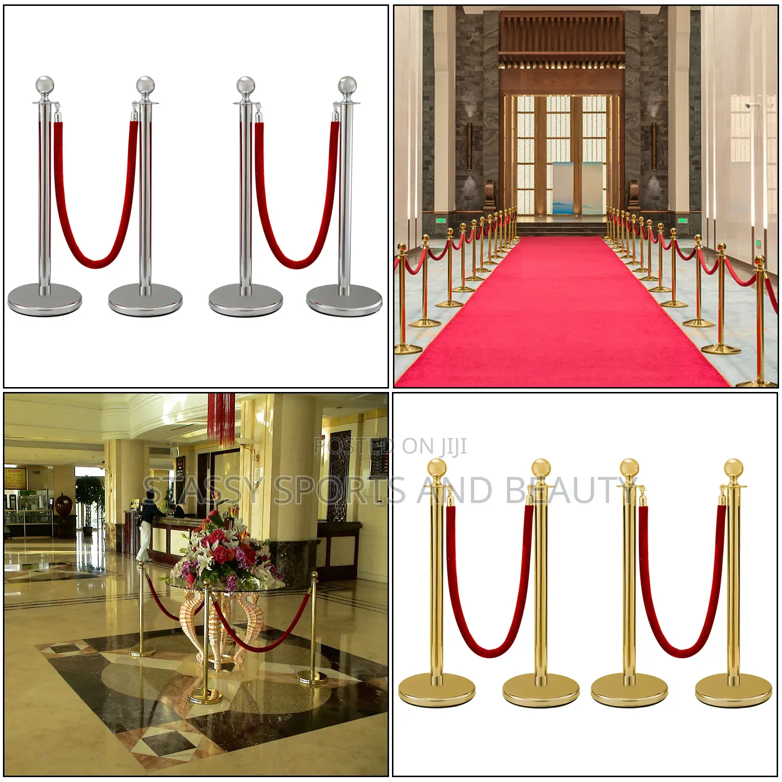 Stanchion Crowd Divider ( 2 Legs, 1 Rope)