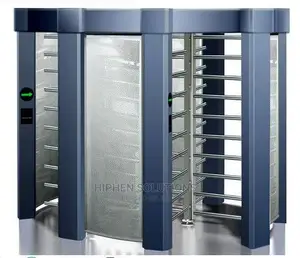Inter Lock IC Card Turnstile Cross Controlled Access Turnstiles