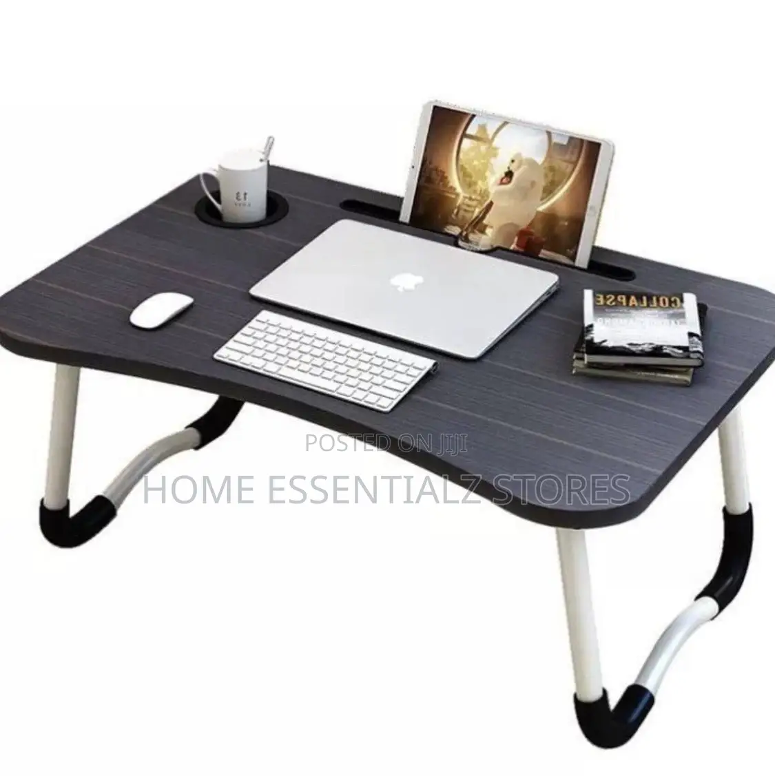 Bed Laptop Computer Table With Cup Holder