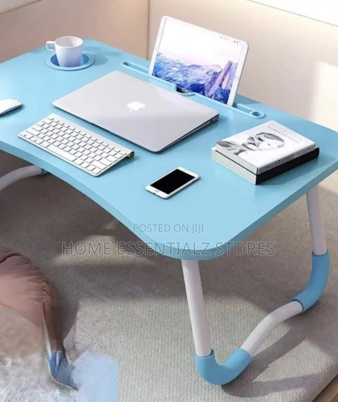 Bed Laptop Computer Table With Cup Holder