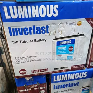 230ah 12v Luminous Tubular Battery Indian