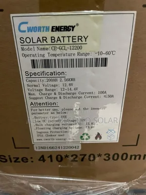 2.5kwh Cworth Energy Lithium Ion Battery
