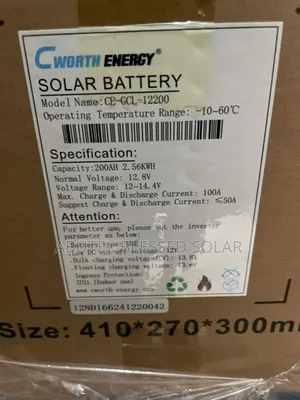 2.5kwh Cworth Energy Lithium Ion Battery
