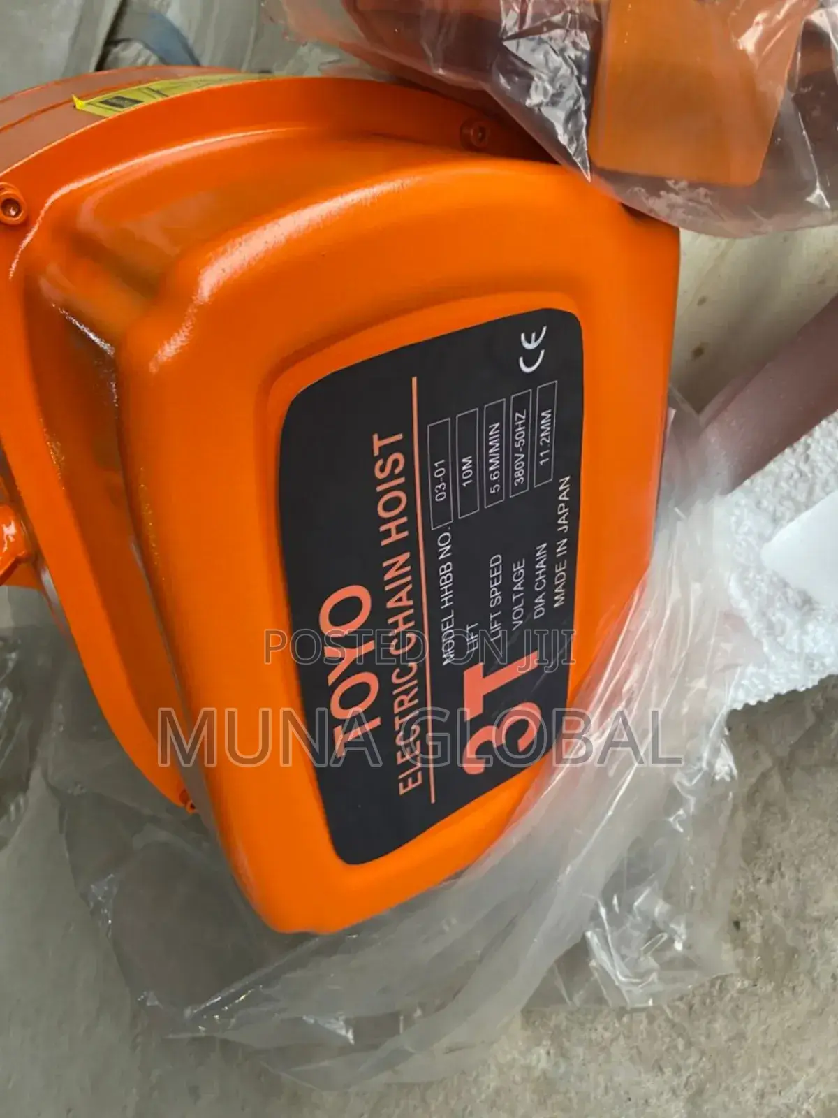 3tons Toyo Hoist 10meters