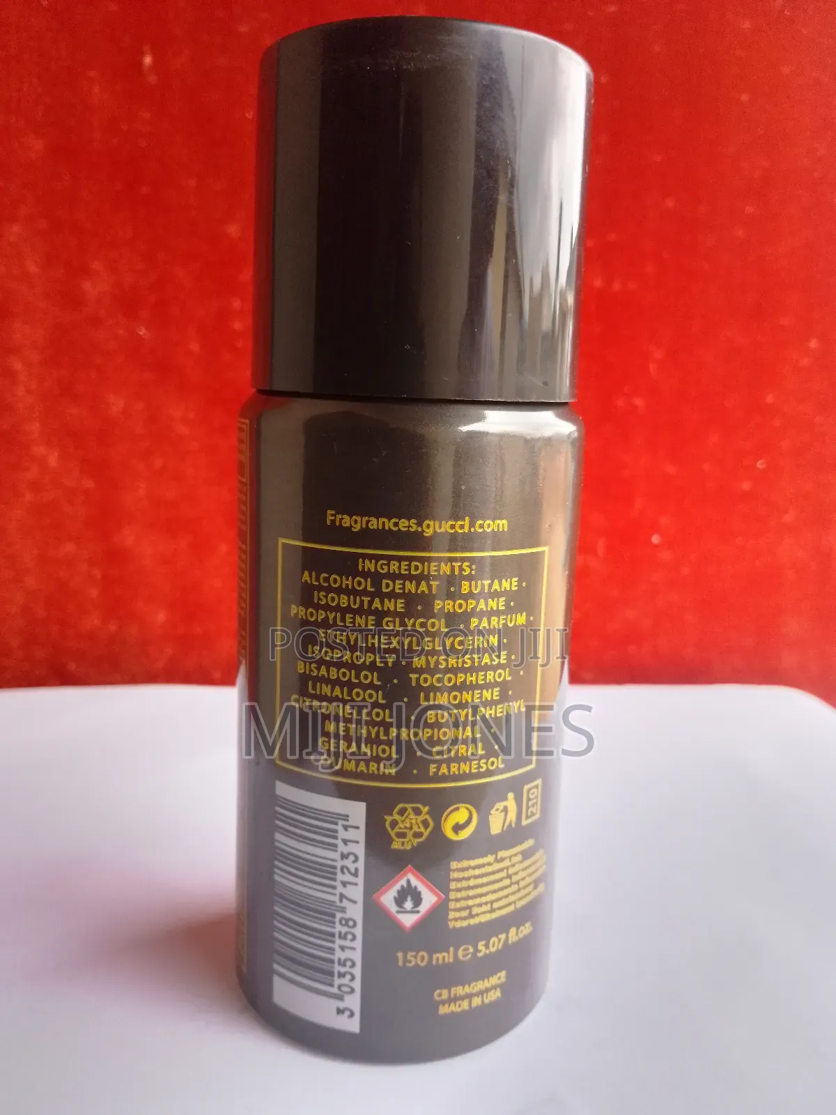 Cb Gucci Intense Oud Deodorant Body Spray