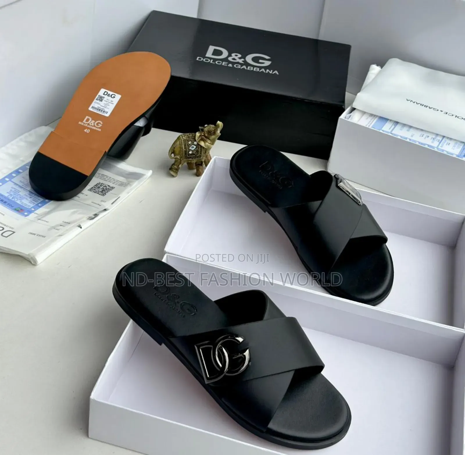 Pure Quality Black Slippers