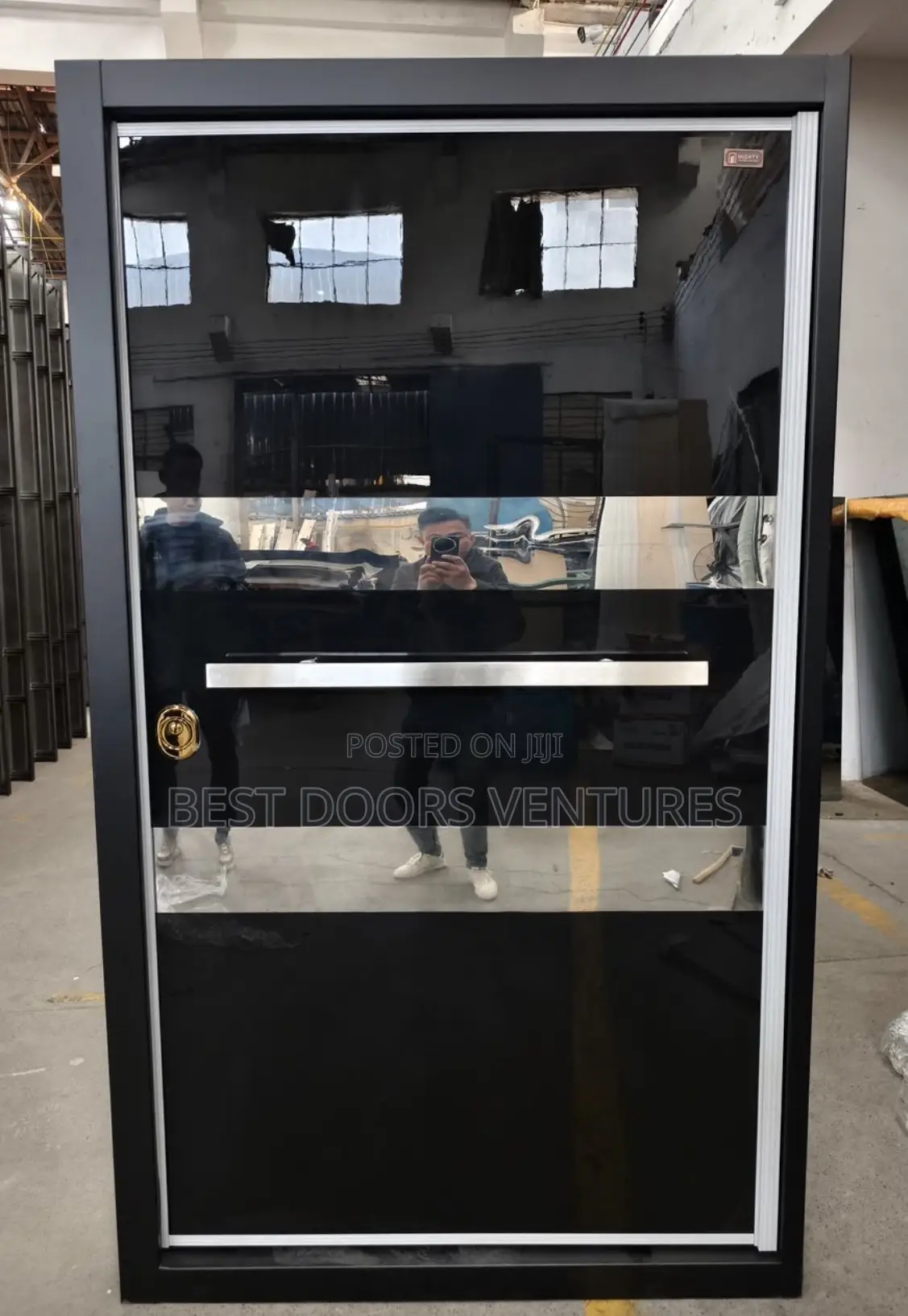 4ft by 7ft Pivot Bulletproof Security Door Series 002