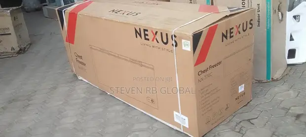 Nexus 700l Double Door Chest Freezer – Silver | Nx-770c for sale - STEVEN RB GLOBAL ELECTRONICS ▷ Price: ₦ 1,100,000 on Jiji.ng [Ikeja]