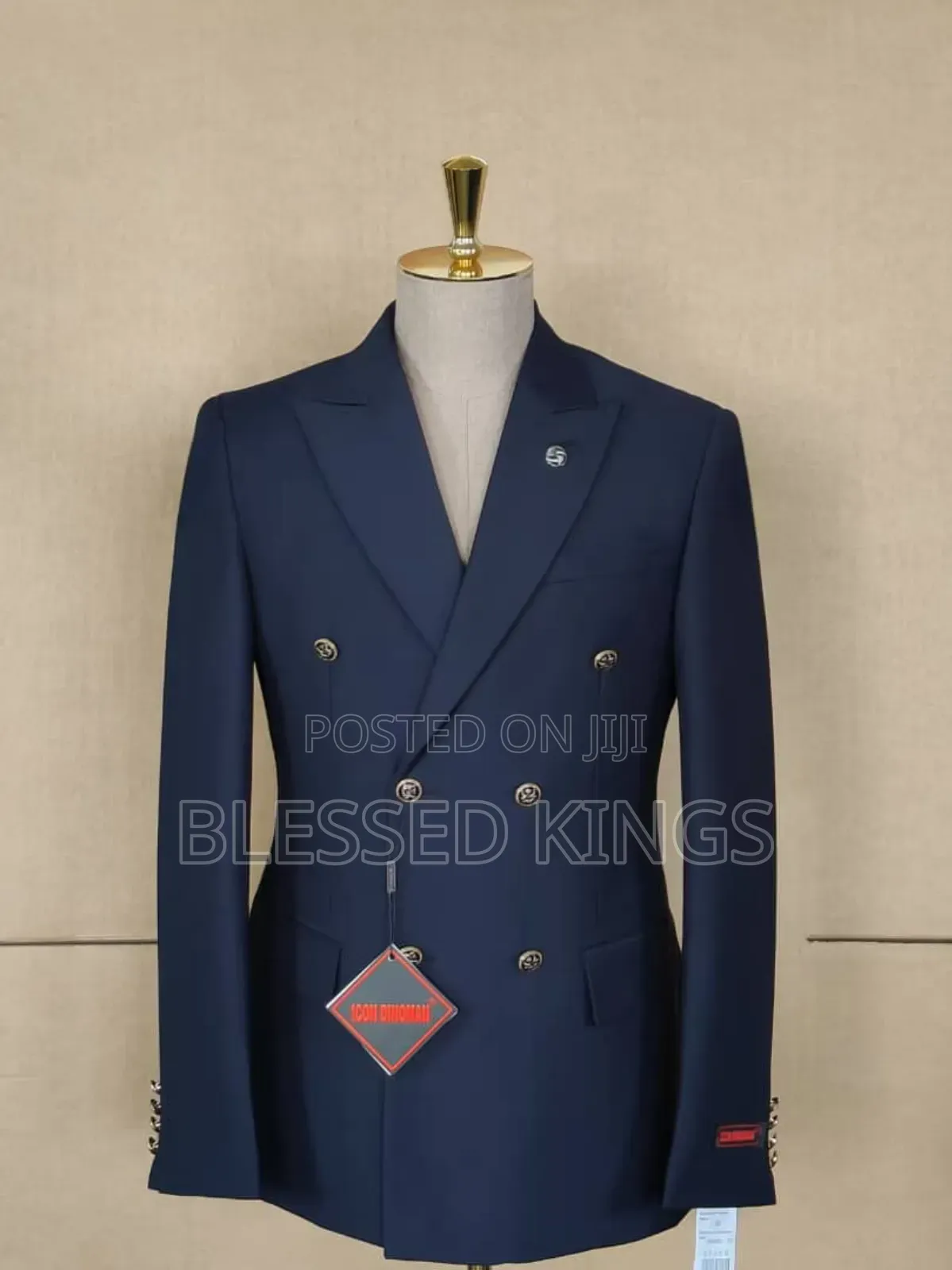 Double Breasted Navyblue Suit