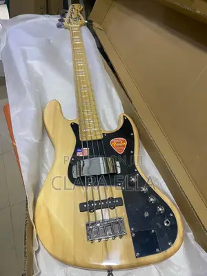 Photo - Fender Squier Jazz Bass, Electric Bass Guitar