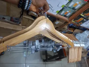 10pcs Wooden Hanger With Clips