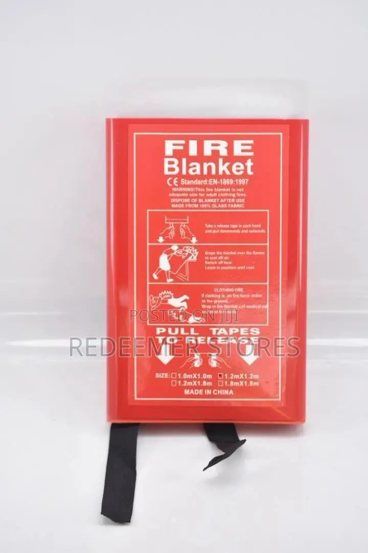 Fire Blanket 1.2m X 1.2m (4ft X 4ft)