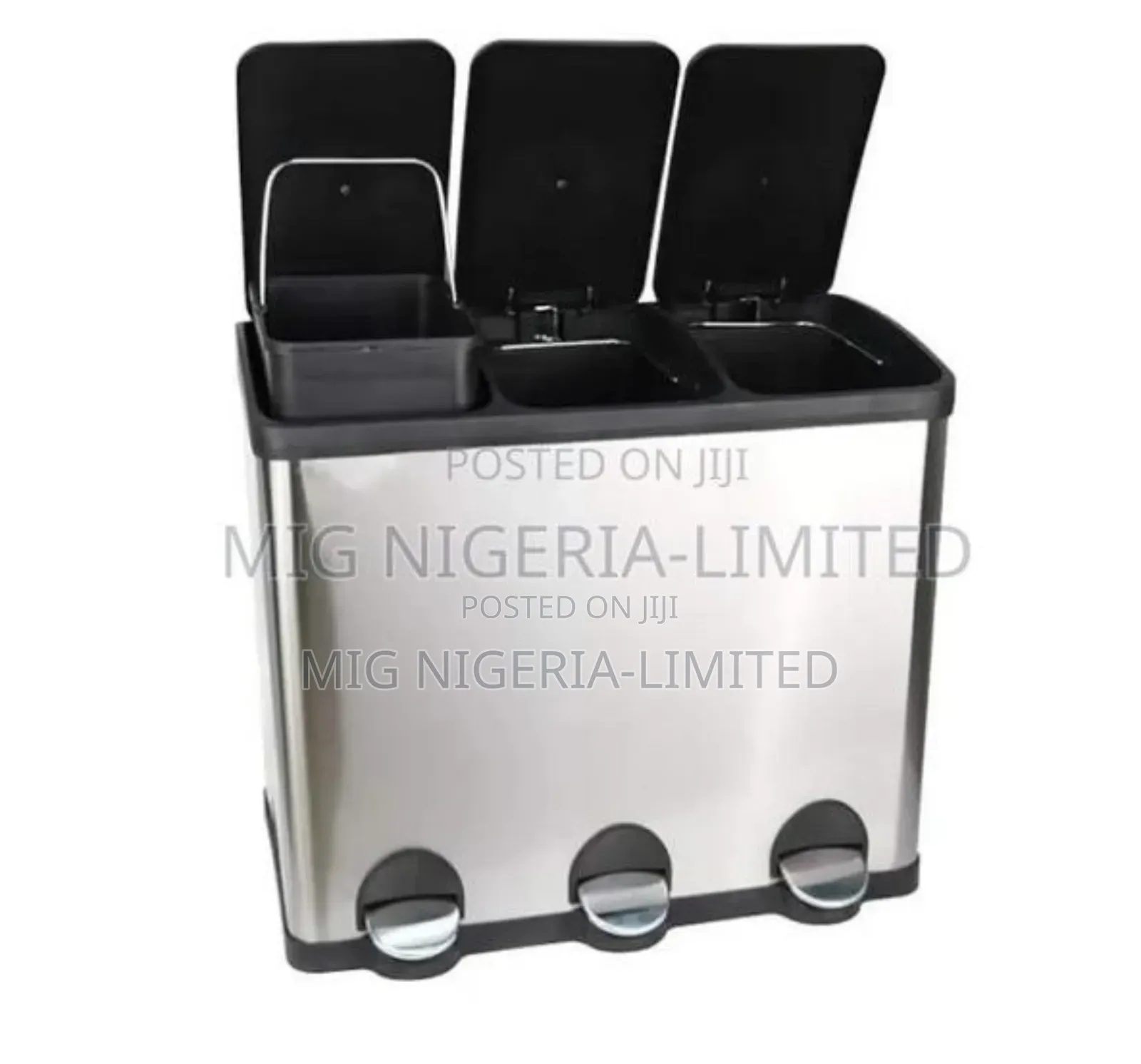 Pedal Trash Bin _3in1_ 45l