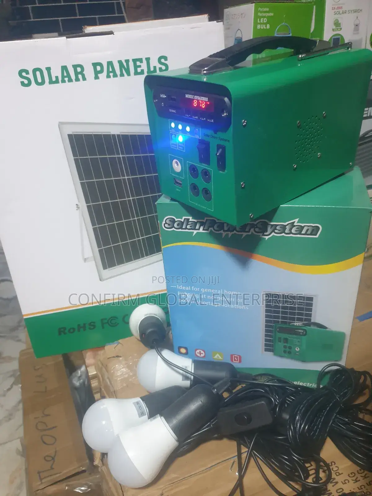 Brand New Solar Power Station With Panel