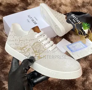 Best Quality Berluti Paris Sneakers Shoe - Lace Cream Colour