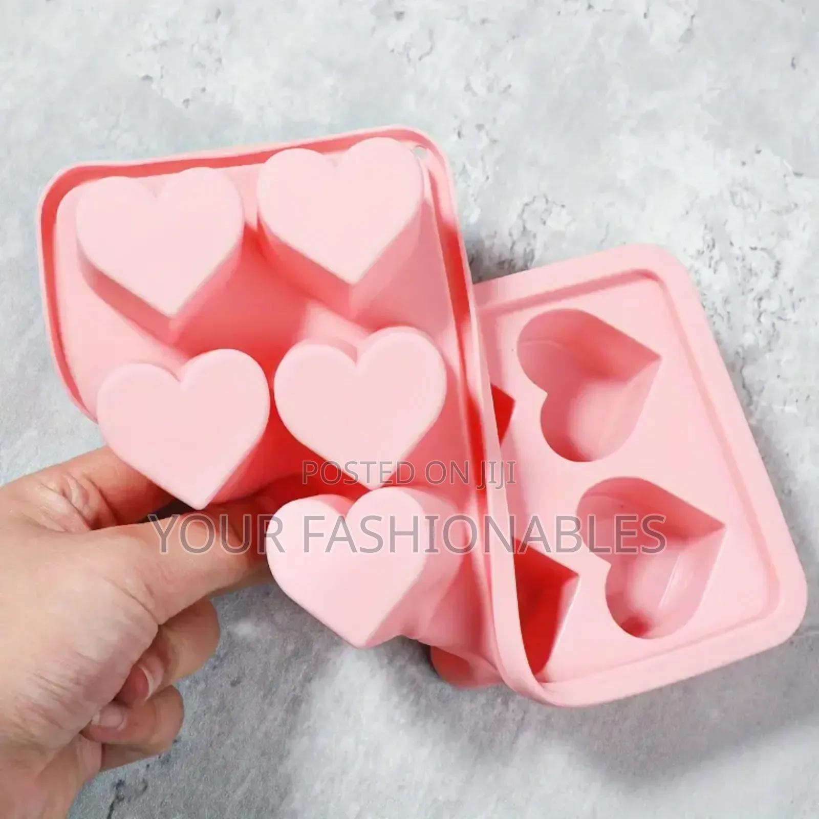 Silicone Heart  Ice Cube Mould and Chocolate Mould