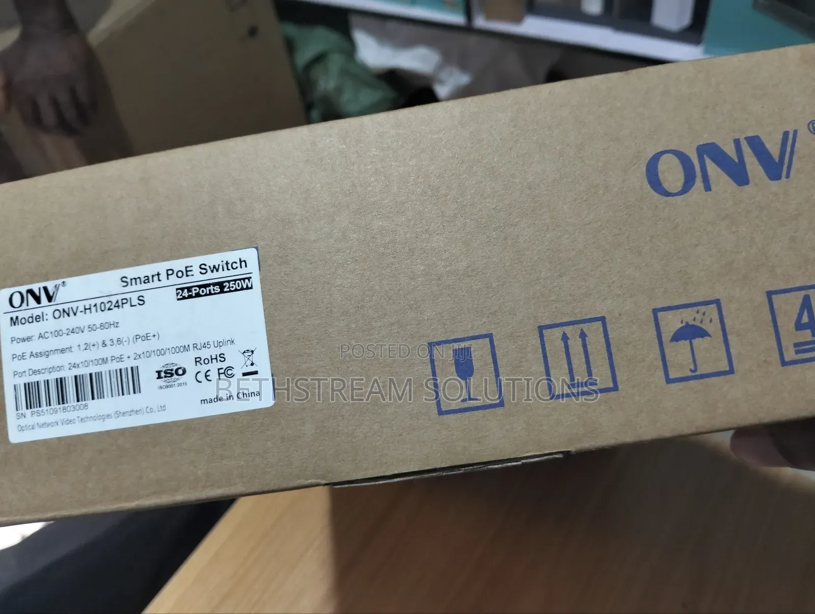 Onv 24 Ports Smart Poe Switch