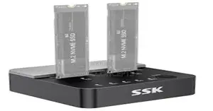 Dual Bay M.2 Nvme Ssd Dock