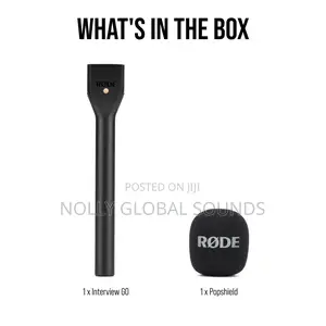 Røde Interview Go Handheld Adaptor Wireless Microphone Black