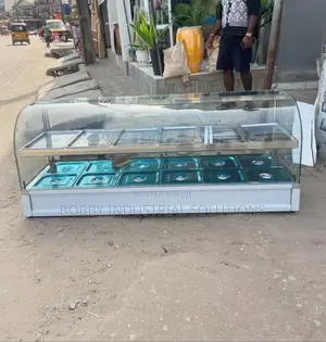 Glass Food Warmer Display Showcase