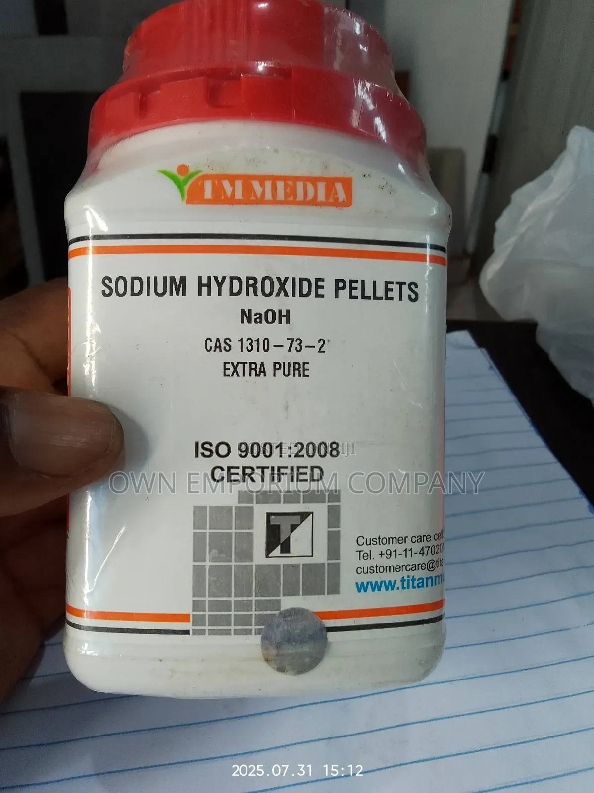 Sodium Hydroxide Pellets