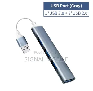4 Port Usb Splitter Hub 3.0 Adapter Macbook Pc Computer