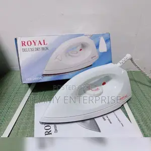 Royal Deluxe Dry Pressing Iron 1000watts