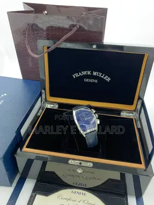 Frank Muller Black Quartz Wristwatch