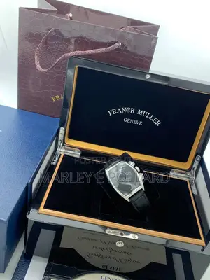 Frank Muller Black Quartz Wristwatch