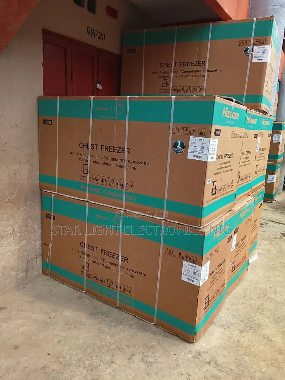 600 Liters Hisense Freezer
