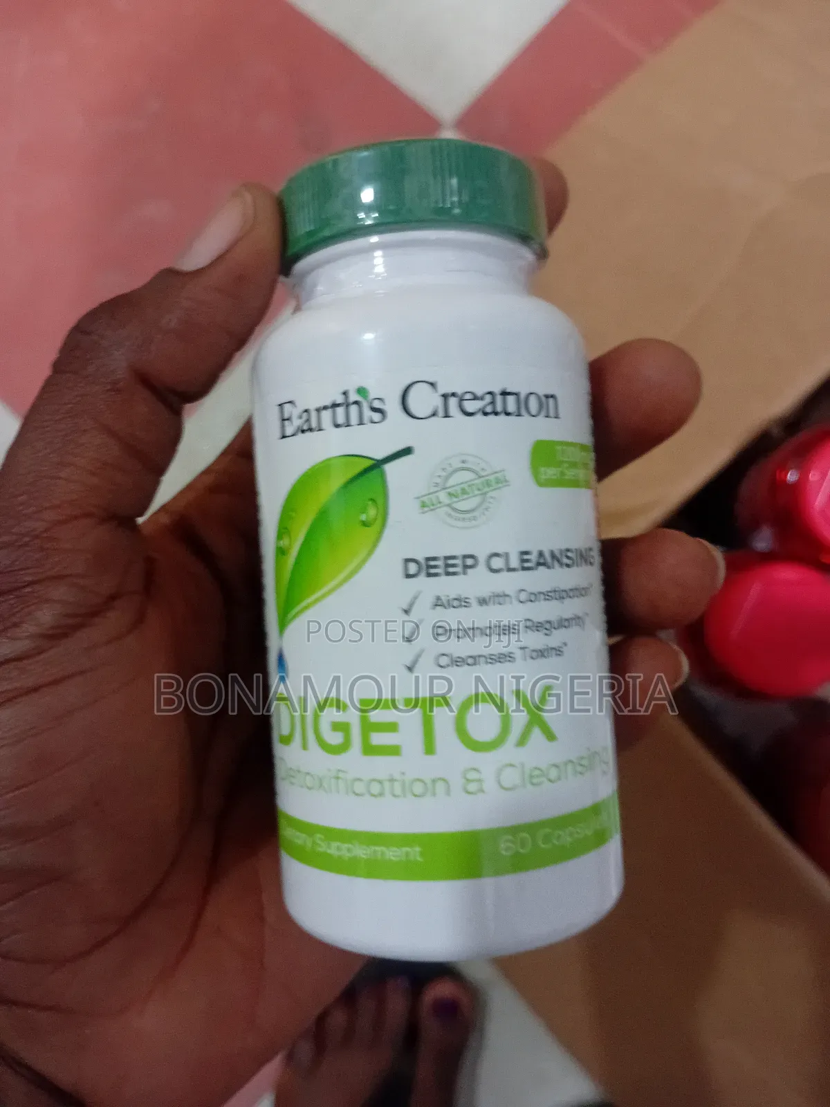Earth's Creation Digetox 1200mg X60 Caps