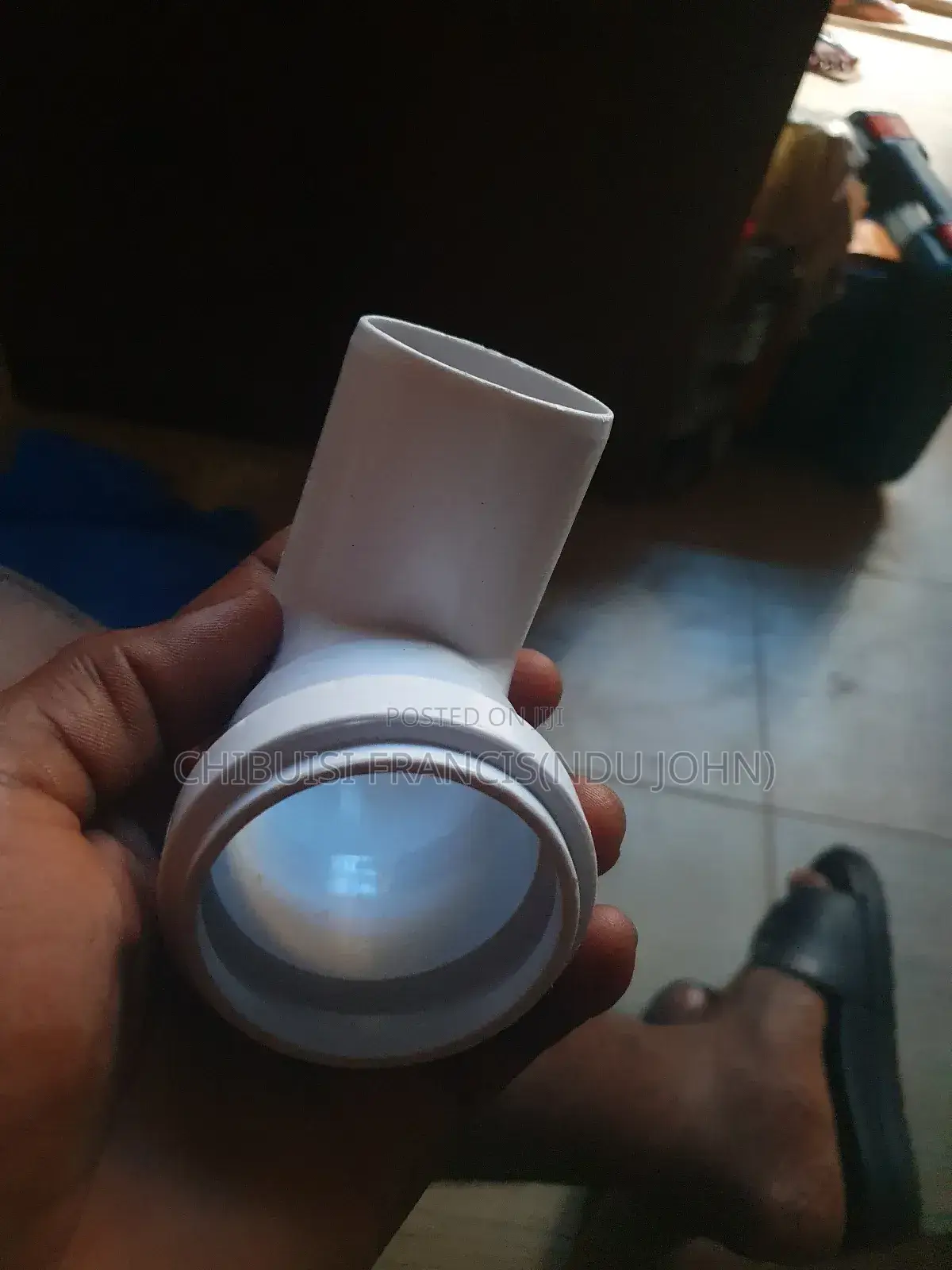 2 Inches White Elbow