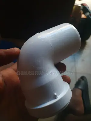 2 Inches White Elbow
