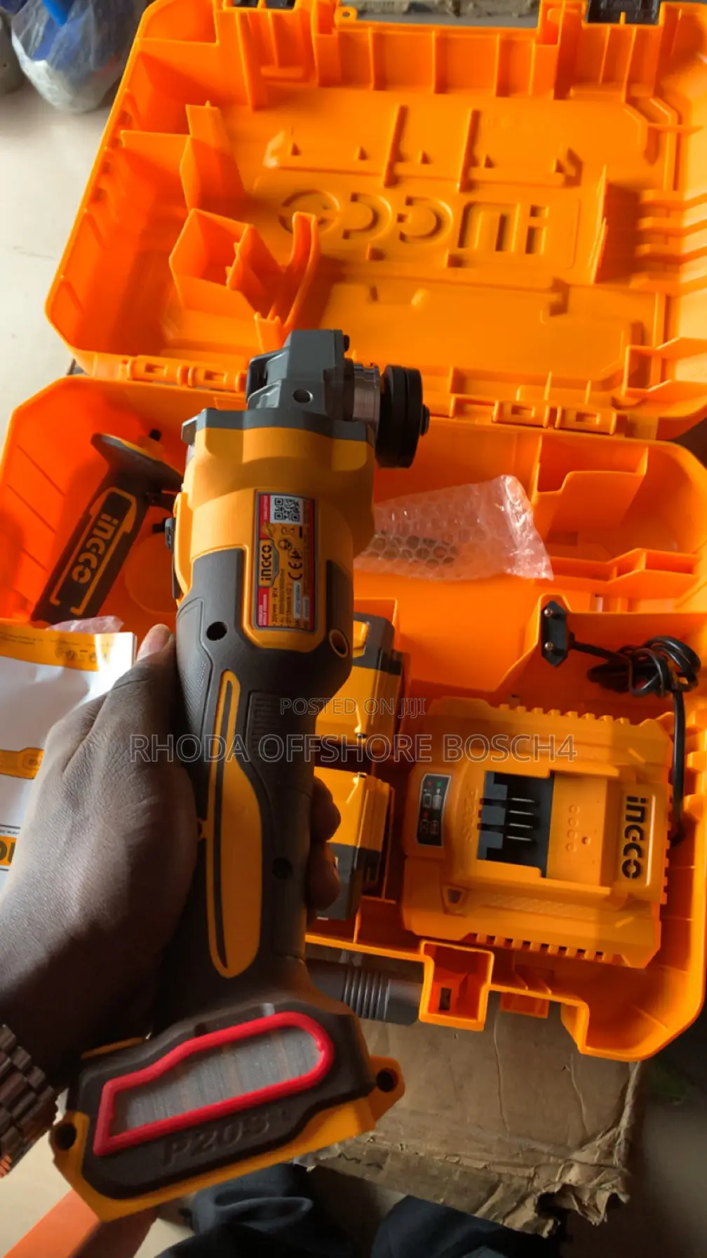 4,1/2 Cordless Angel Grinder