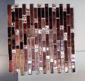 Classic Glass Mosaic, Wall Pillar, Interior/Outside Wall