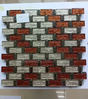 Classic Glass Mosaic, Wall Pillar, Interior/Outside Wall