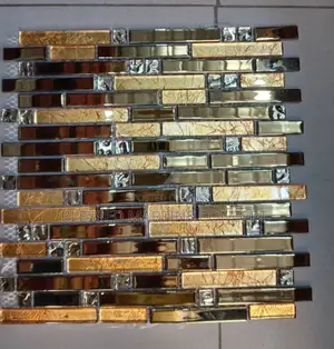 Classic Glass Mosaic, Wall Pillar, Interior/Outside Wall
