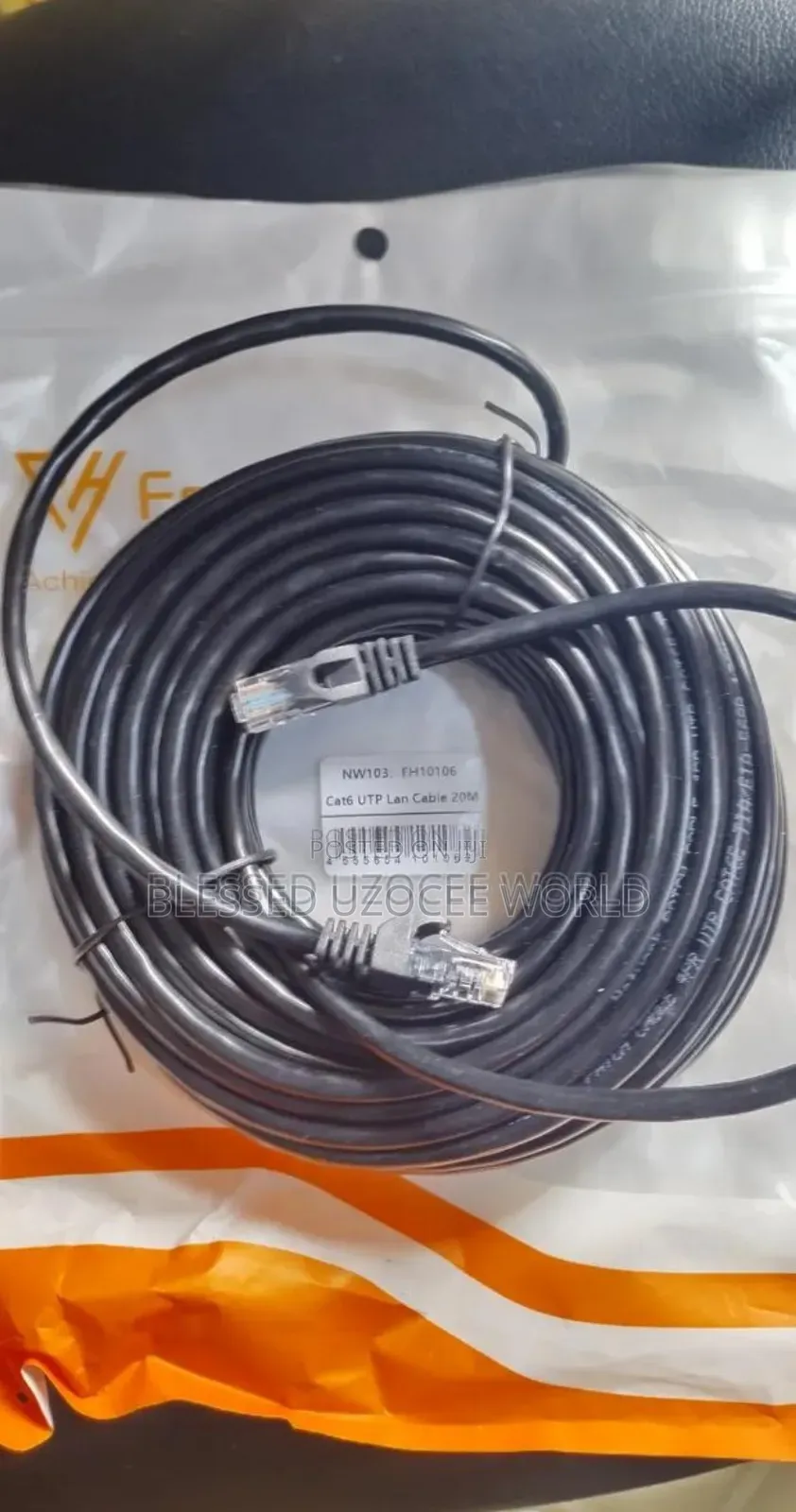 20m Fenghui Cat 6 Rj45 Ethernet Network Cable