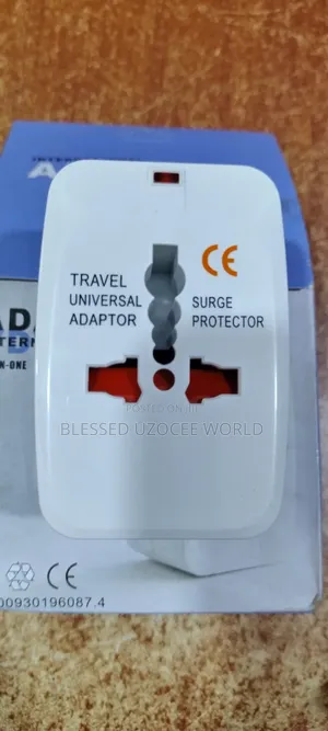 Universal International Traveling Surge Protector Adapter