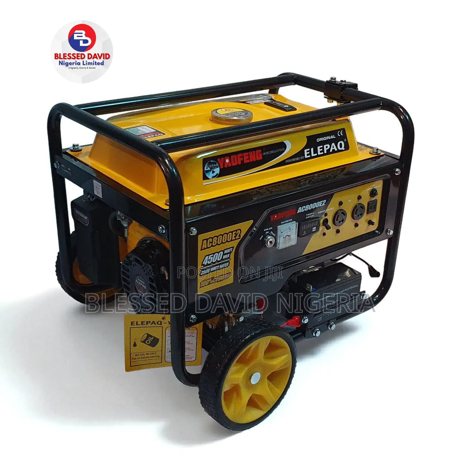 Elepaq Ac8000e2 3500w / 4500w E-start Generator