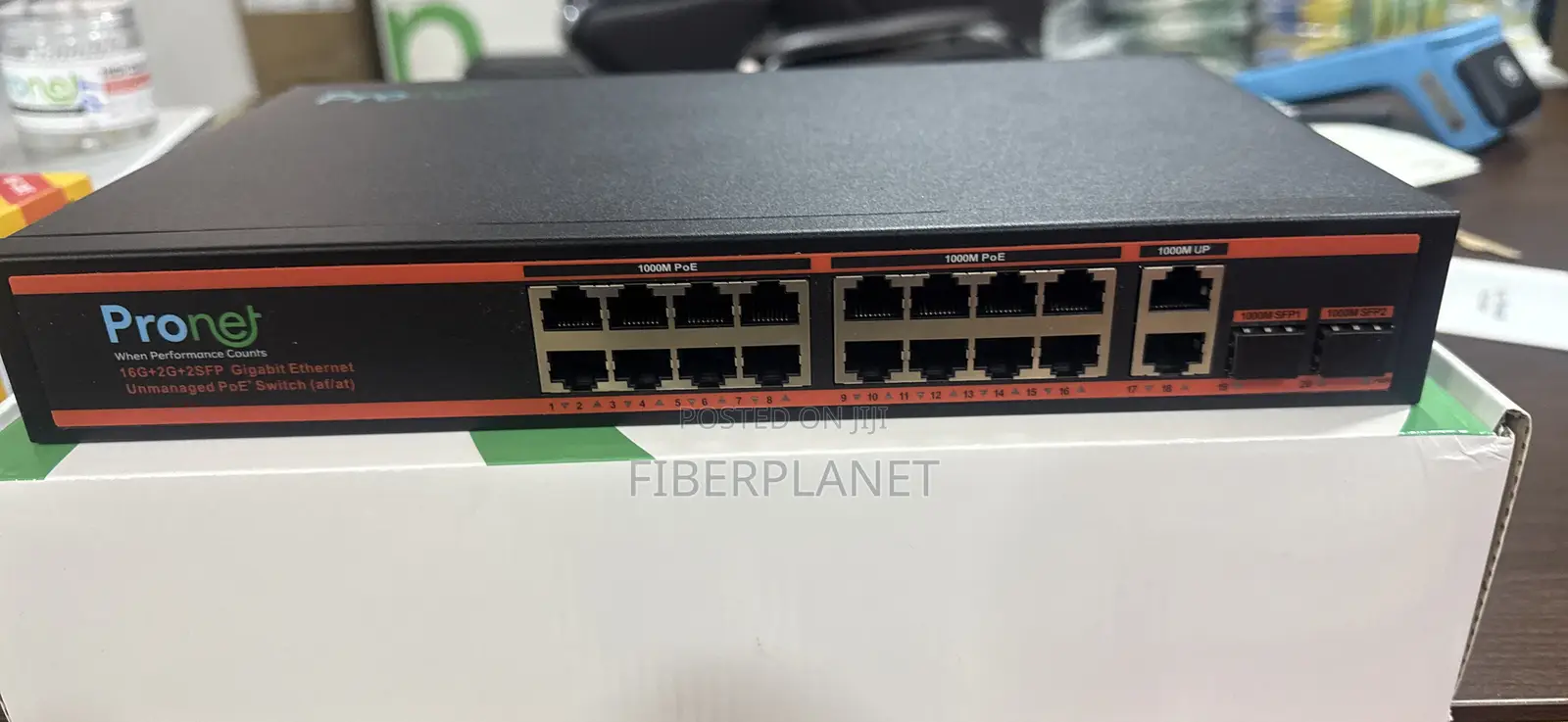 16port Gigabit Poe Pronet