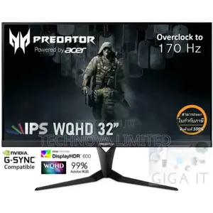 Acer Predator Xb323ugp 32" 2560x1440px Ips 170hz 1 Ms