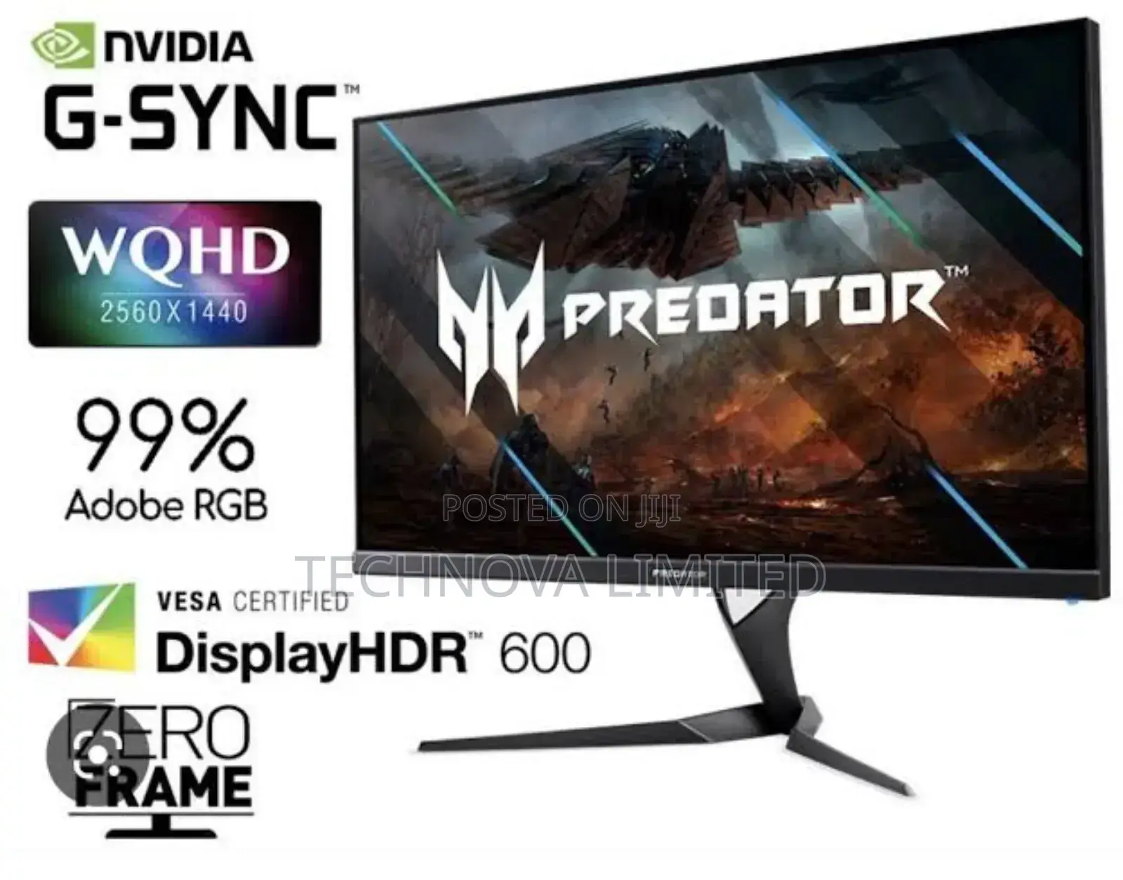 Acer Predator Xb323ugp 32" 2560x1440px Ips 170hz 1 Ms