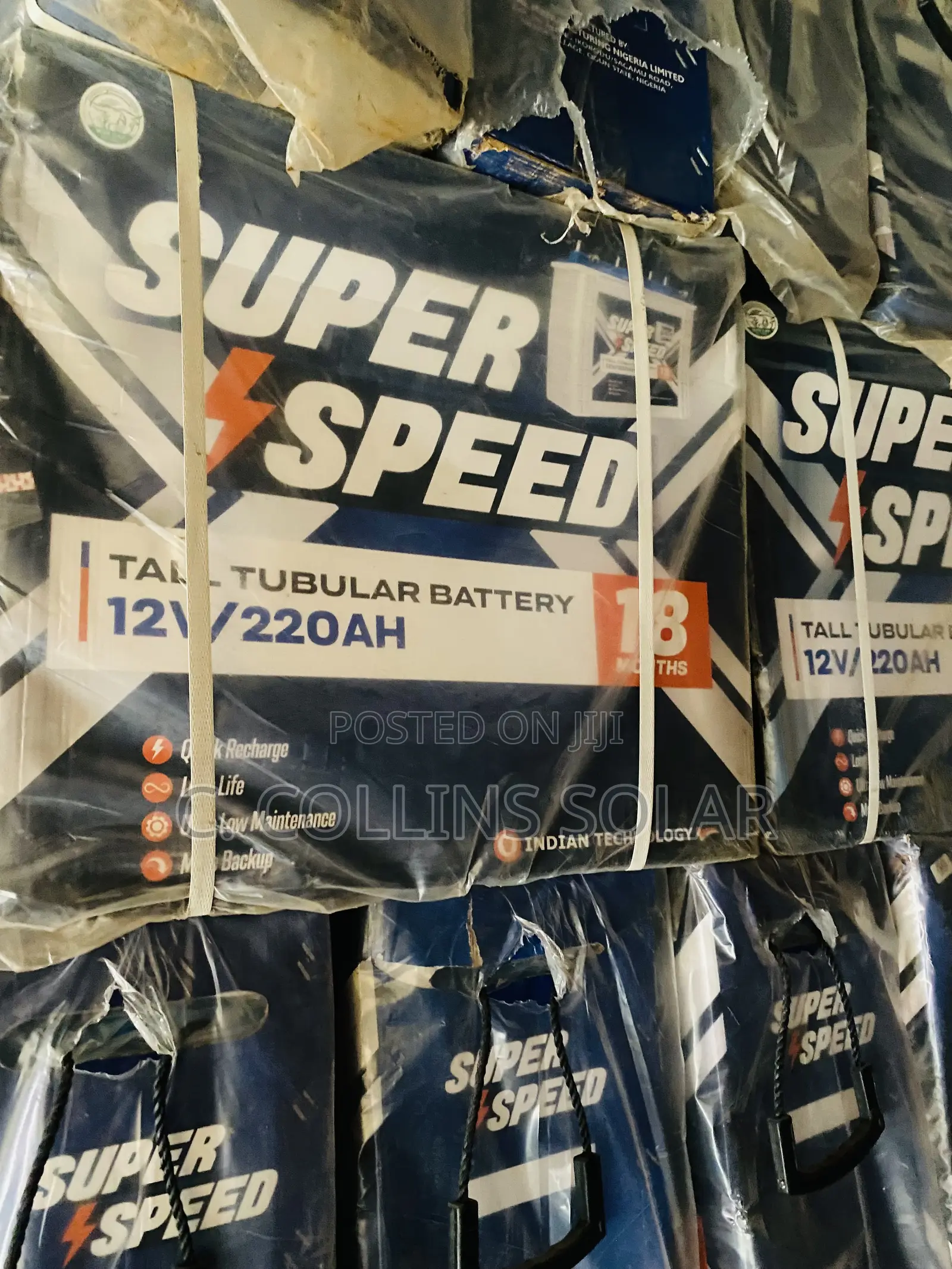 220ah Super Speed Tubular Battery