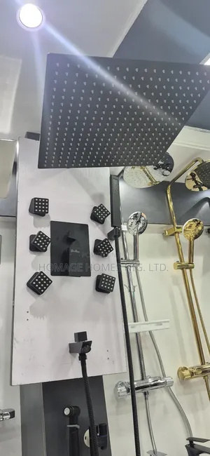 6 Ways Conduit Shower Mixer Wit Big Shower Head Nd Body Jet